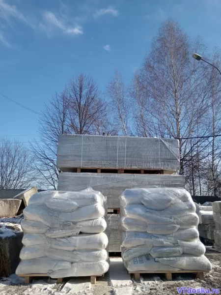 Полусухая стяжка для теплого пола из полистиролбетона.